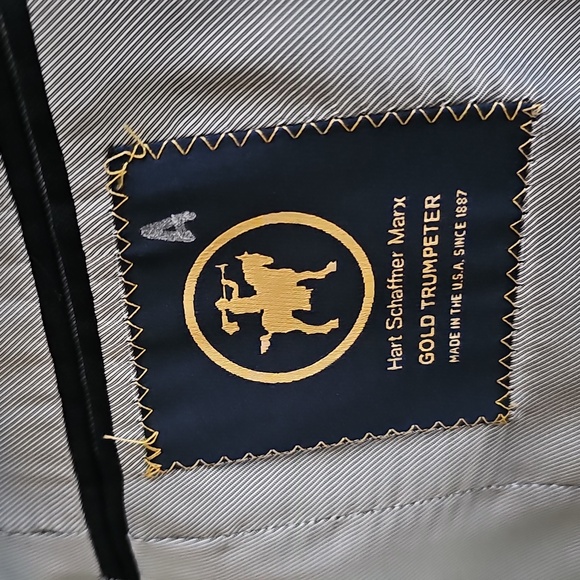 Hart Schaffner Marx Gold Trumpeter Vintage Blazer - Picture 10 of 13